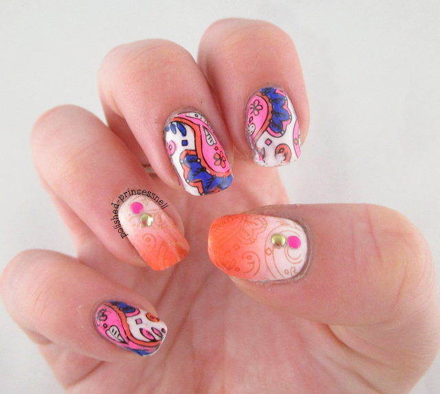 wnac15-paisley-coral-reverse stamped-nails