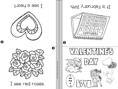 ESL Newcomers Emergent Reader Valentine's Day