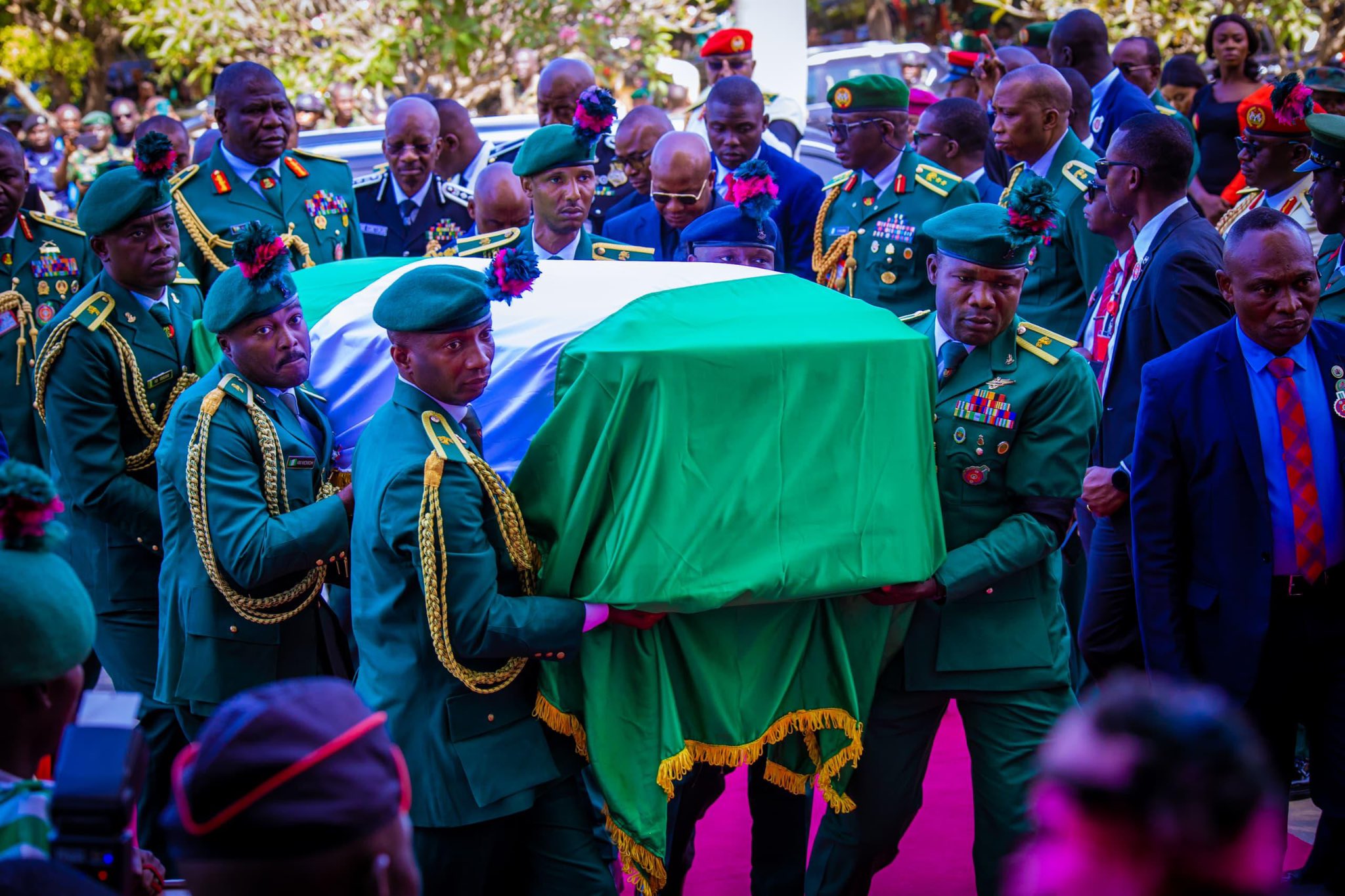 Final internment of Late Lt. Gen. Taoreed Lagbaja at National Cemetery, Abuja