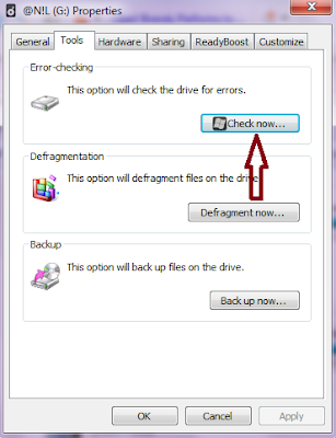 Pendrive error check