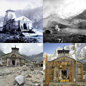 Old images of Kedarnath temple uttarakhand