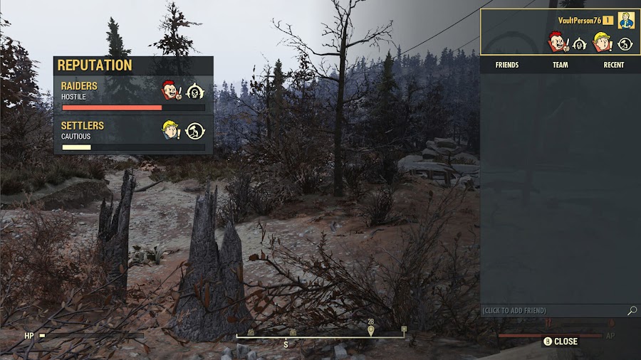 fallout 76 wastelanders expansion update faction reputations system rank status raiders settlers online action role-playing game bethesda softworks zenimax media pc ps4 xb1