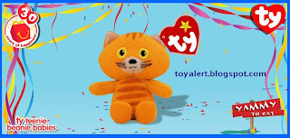 McDonalds Ty Beanie Babies 2009 toys - Yammy the Cat