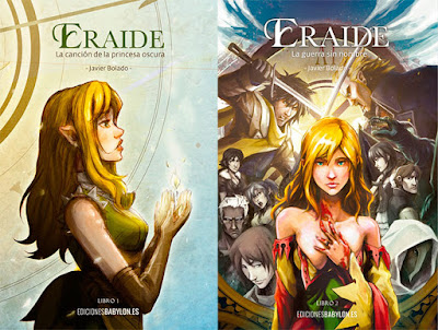 Eraide: La canción de la princesa oscura #1 y #2" de Javier Bolado - Ediciones Babylon