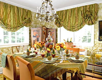 dining room table decorating ideas for holiday