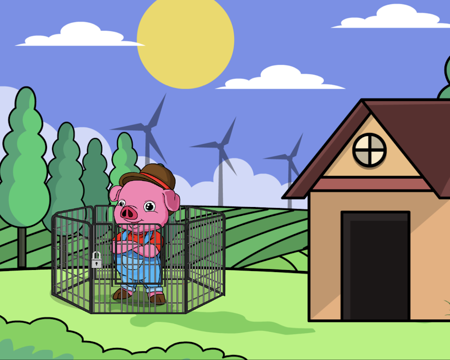 Jugar Cute Pig Man Escape