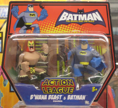 Batman The Brave and The Bold Action League B'wana Beast & Batman Figures