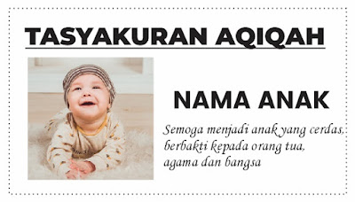 Template banner aqiqah