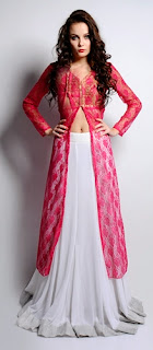 Open Shirts With Lehenga