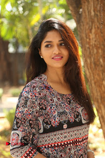 Actress Sunaina Latest Stills in Floral Dress at Pelliki Mundu Prema Katha Trailer Launch  0024.JPG