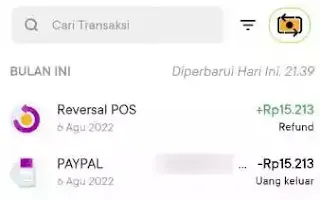 Verifikasi PayPal dengan Kartu Visa Bank Jago
