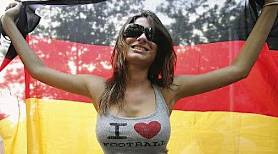 Female German football fans