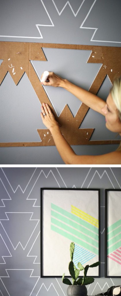 20 Amazing Temporary Diy Wall  Treatment ideas  for Renters  