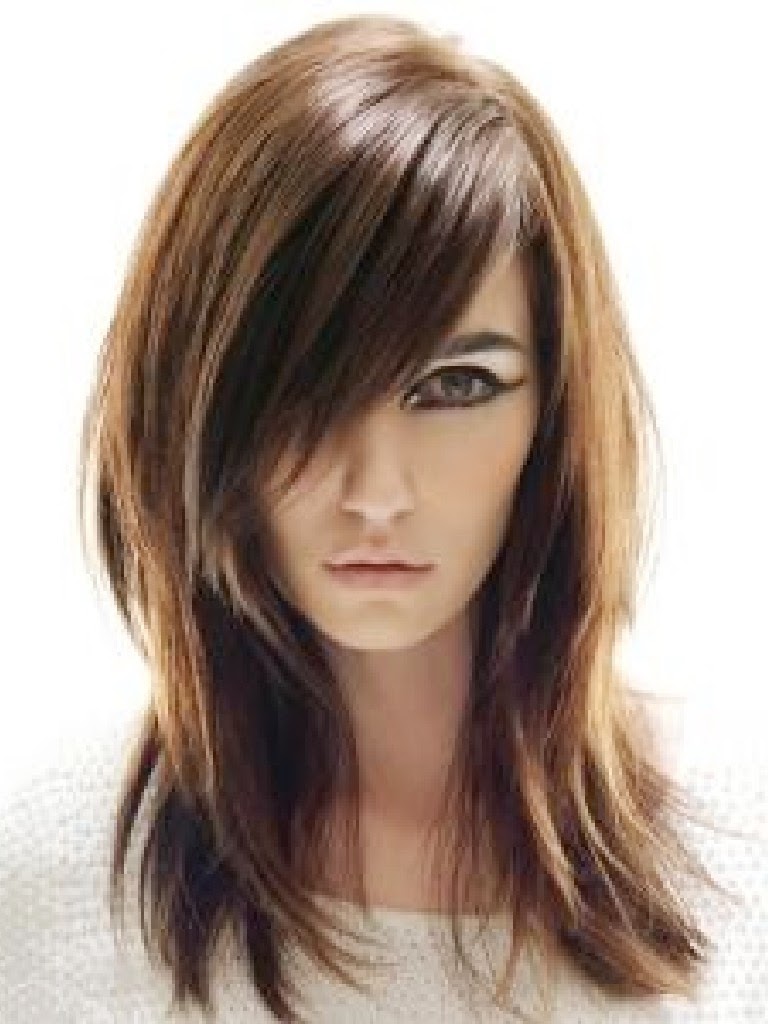 22 Excellent Long Hairstyle Layered Side Swept Bangs Inspirations