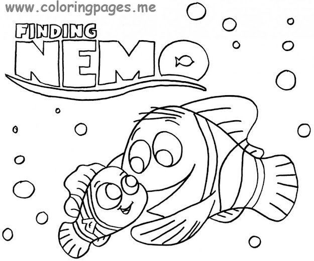 Nemo Coloring Sheet