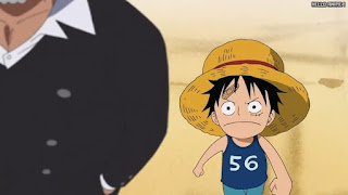 ワンピースアニメ 頂上戦争編 460話 ルフィ 幼少期 Monkey D. Luffy | ONE PIECE Episode 460