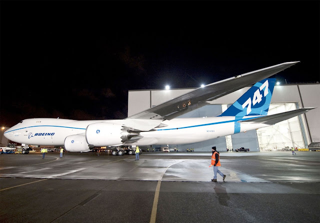 Boeing Receives Four Boeing 747-8 Freighters