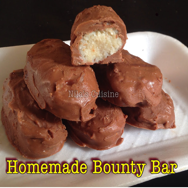 Homemade Bounty Chocolate / Bounty Bar