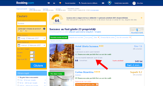 Deși a fost demolat, Hotelul Gloria este disponibil pentru rezervări pe portalul Booking.com