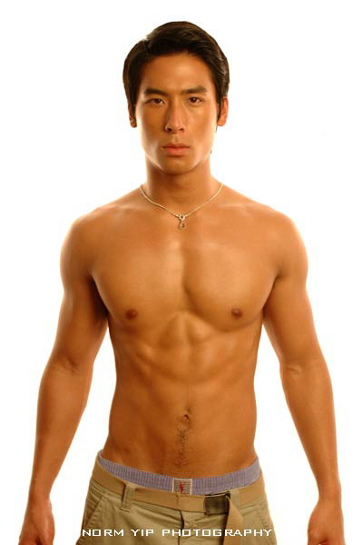 Asian Shirtless Model Cesar Chang