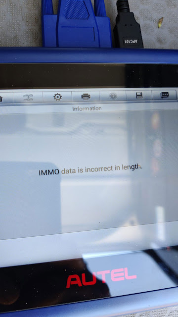 Autel IM608 Audi VDO NEC24C64 Failed to Read Immo Data 2