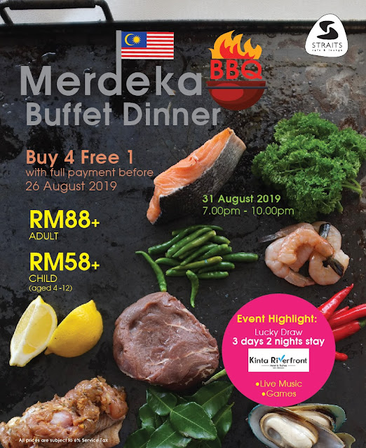 Celebrate Hari Merdeka 2019 in Ixora Hotel with Their Merdeka Buffet Dinner for RM 88+ per Adult