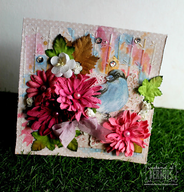 Just Because card by Bernii Miller for BOBunny using the Secret Garden collection. 