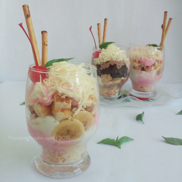 ice cream in glass