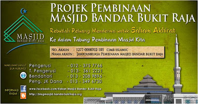 Rayuan Derma Pembinaan Masjid Bandar Bukit Raja