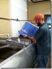 grain into mashtun