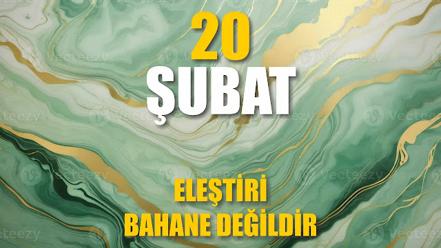 Eleştiri Bahane Değildir | 20 Şubat / 365 Gün Öz Disiplin