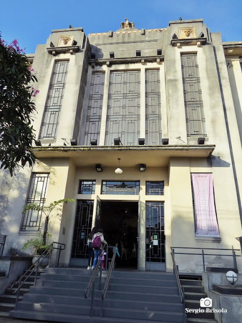 Vista da fachada do Museu de Zoologia da Universidade de São Paulo - Ipiranga - São Paulo