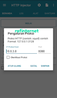 Cara setting http injector Axis reguler full speed dan unlimited