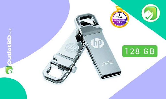 HP Silver v250w 128 GB Pen Drive with USB 3.1