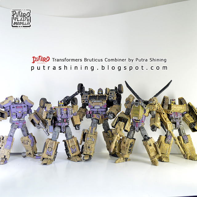 Toy Custom Paint: Transformers Bruticus Combiner by Putra Shining