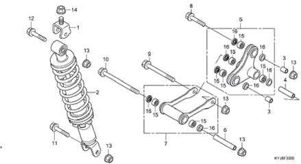  Daftar  Harga Harga Shock  Breaker Belakang  Motor  Honda