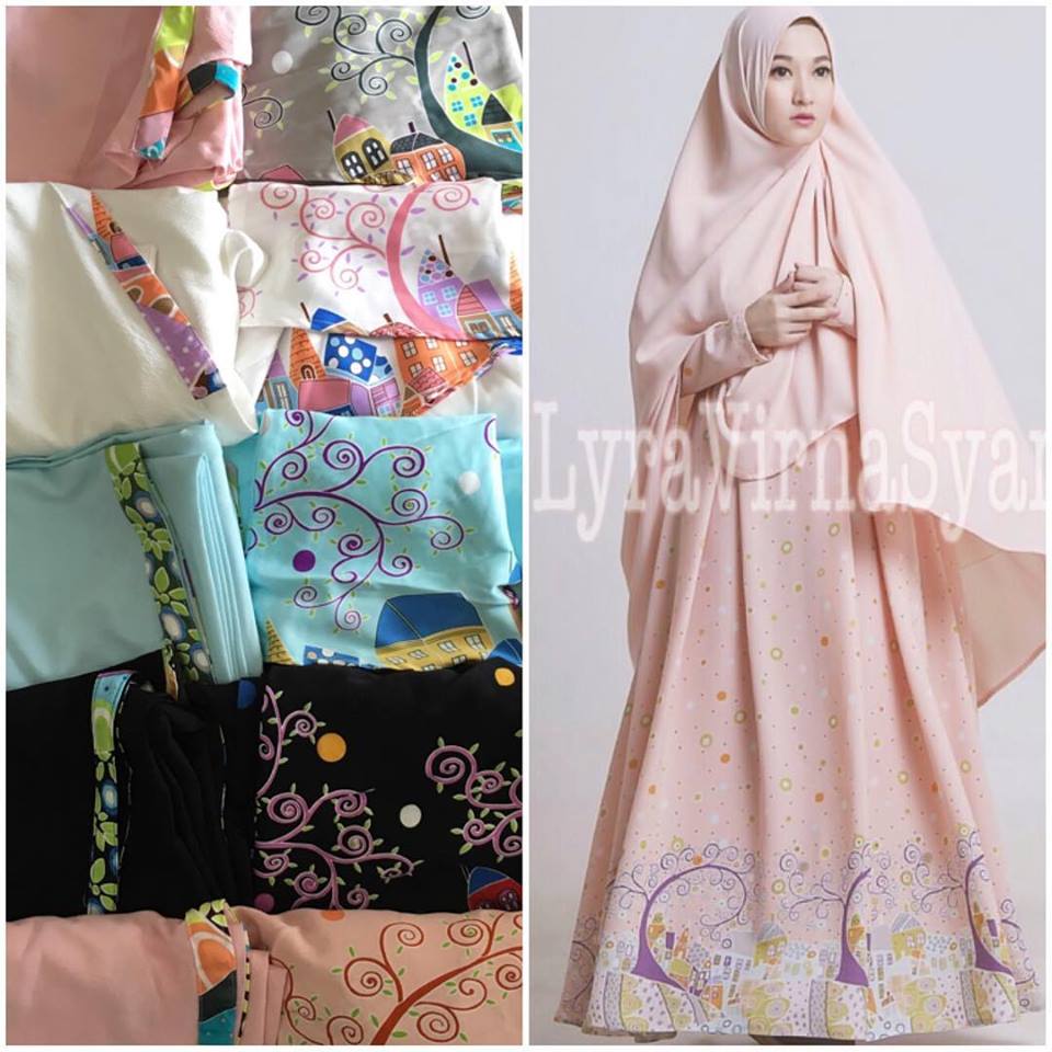 Pusat Grosir Hijab Gamis Terbaru: Ready stock Lyra Virna 