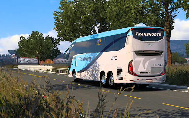 SKINS ETS2 NOTRECHO TRANSNORTE G8 1200 MERCEDES MODSHOP
