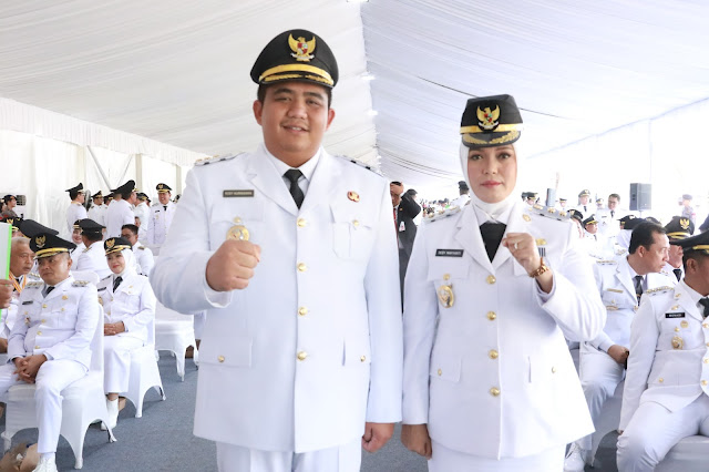 Roby Kurniawan dan Deby Maryanti Resmi Dilantik Presiden Prabowo Sebagai Bupati dan Wakil Bupati Bintan 2025-2030