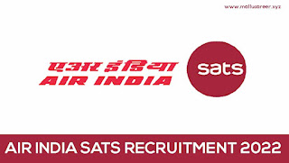 Air India Sats Recruitment 2022 - Apply Online For Various Customer Service Agent Vacancies