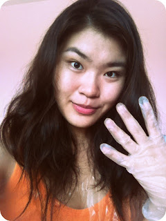 Gloves and Cape, Bubble Hair Color by Etude House in Sweet Orange