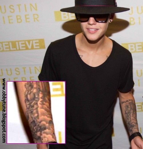 Justin Bieber Tattoo