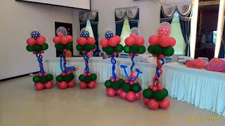 dekorasi standing balon