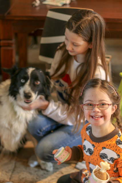 Louisa, Jolina und der Hund Conner