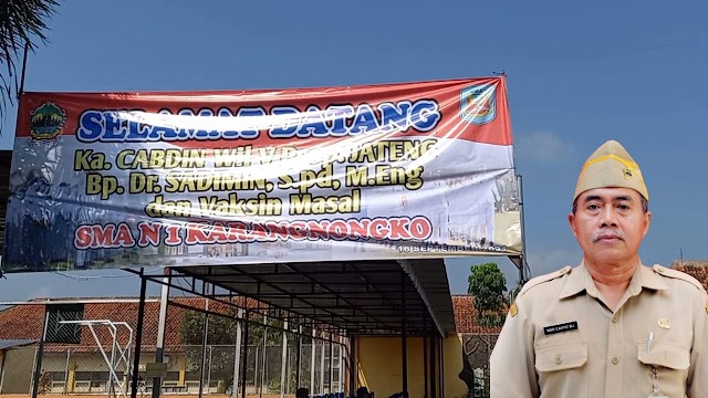 Dalam Rangka PTM, SMAN 1 Karangnongko Mengadakan Vaksinasi Massal