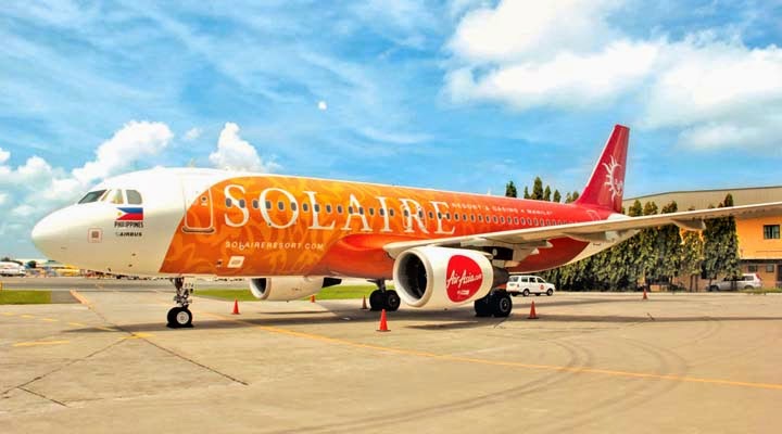 Air Asia Unveils Solaire Branded Aircraft