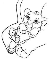 Free Printable Simba Coloring Sheet for Kids - Download it