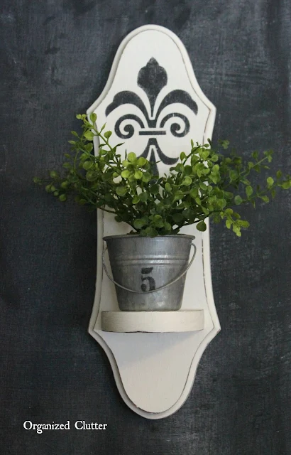 Upcycled Thrift Shop Candle Sconce