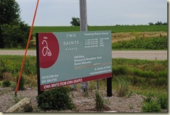 Two Saints Winery, St. Charles, IA, 3 July 2011