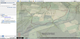 Overlay of Thompson map in Google Earth